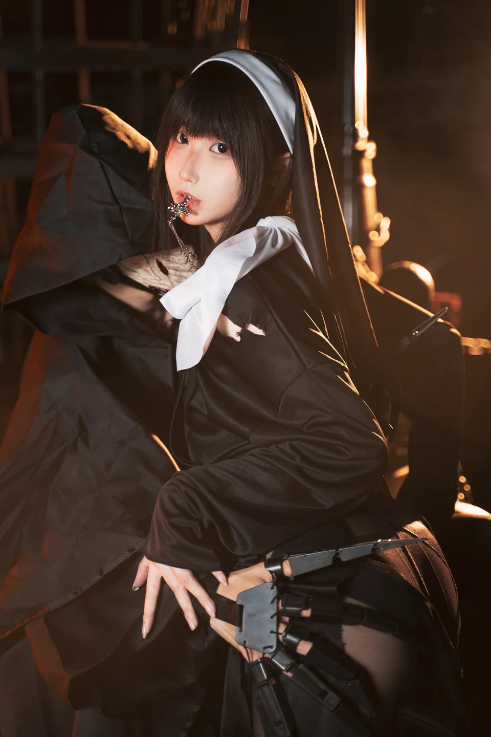 安曜曜 - 禁地修女 [80P-1GB] tg@simisebaisi 【丝足阁】031.webp